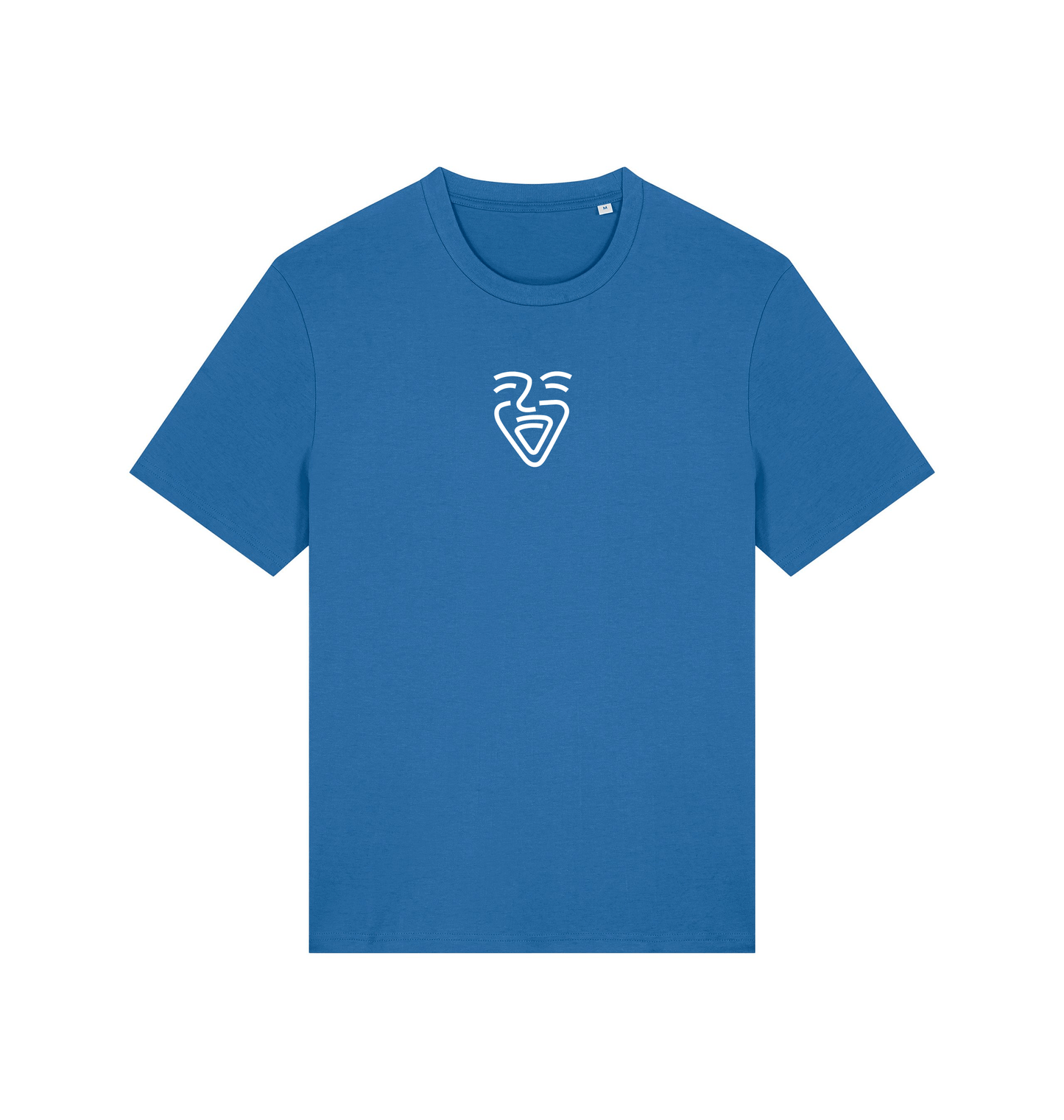 Mindful Blue Printed T-shirt Front