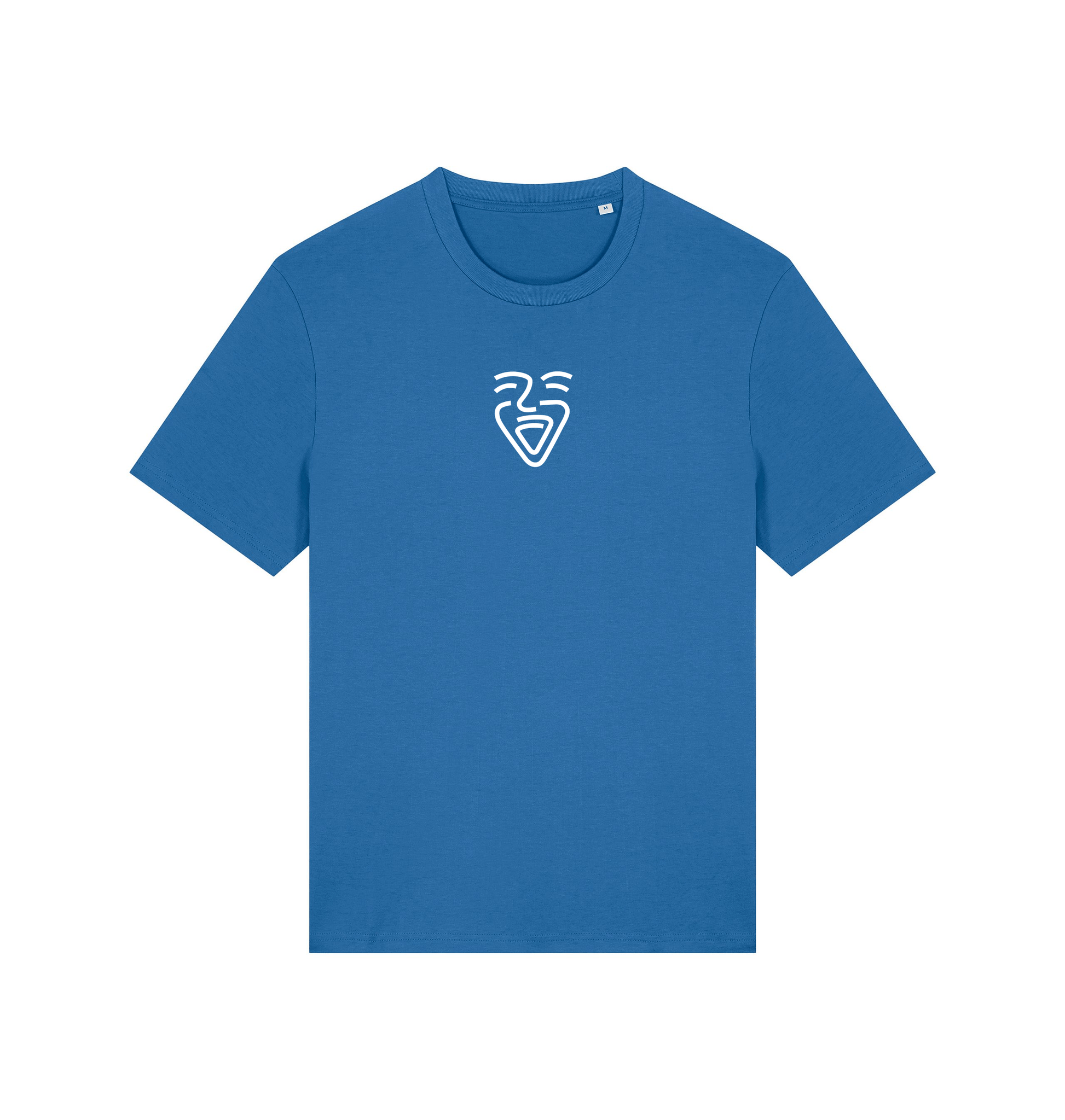 Mindful Blue Printed T-shirt Front