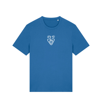 Mindful Blue Printed T-shirt Front