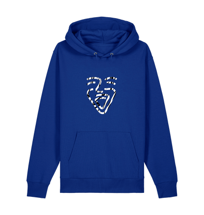 Worker Blue Printed Sweater Front