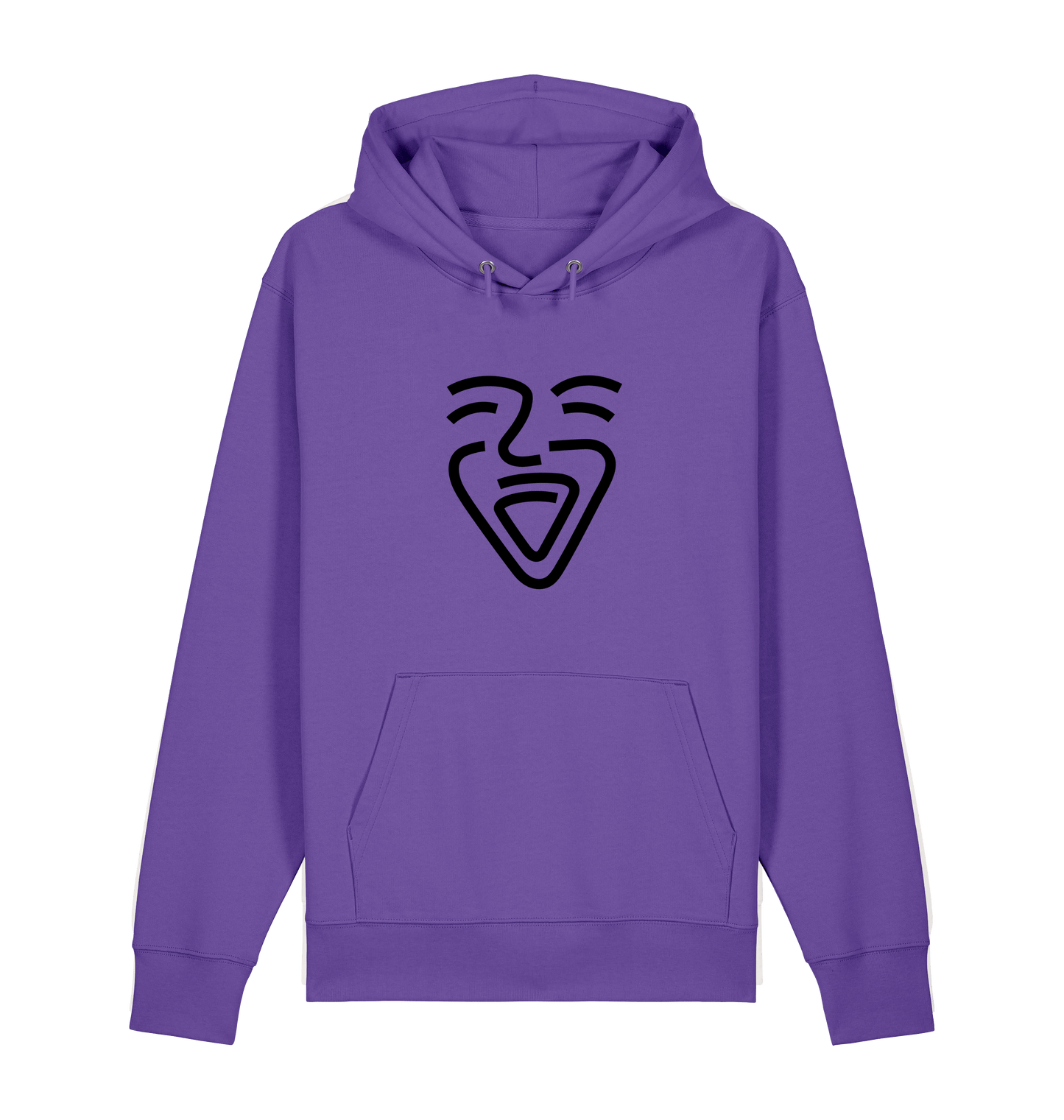 Purple Love Printed Sweater Front