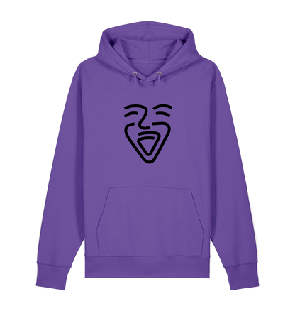 Purple Love Printed Sweater Front