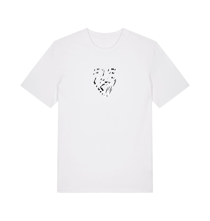White Printed T-shirt Front