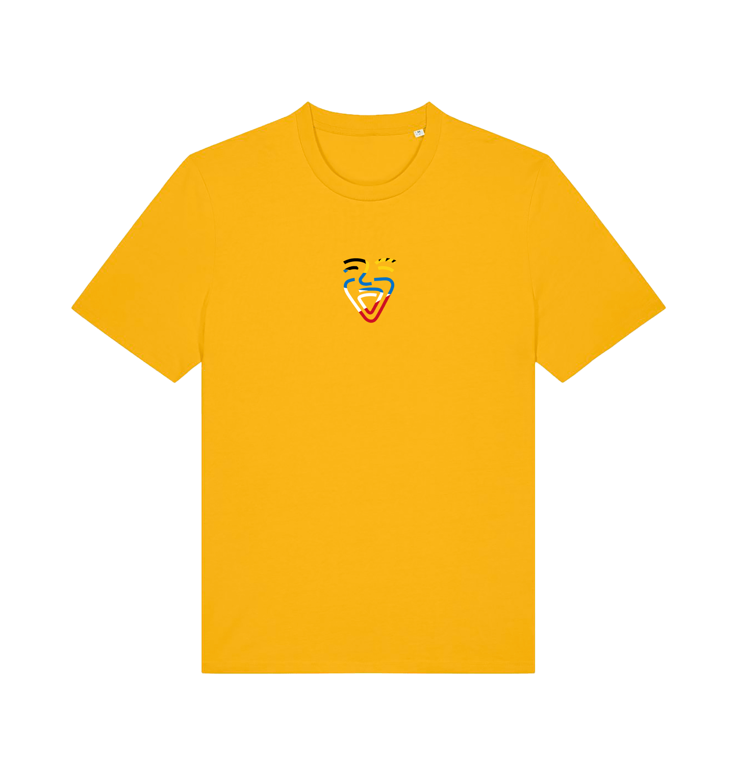 Spectra Yellow Printed T-shirt Front