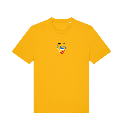 Spectra Yellow Printed T-shirt Front
