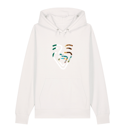 Off White Printed Sweater Front