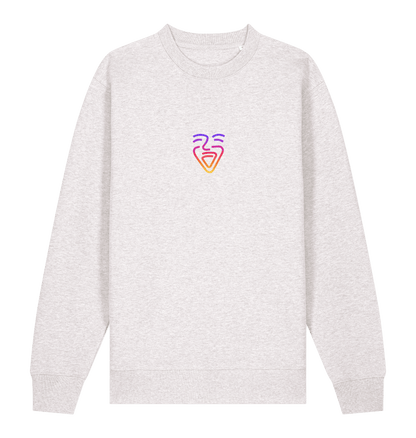 Cool Heather Grey Printed Sweater Front