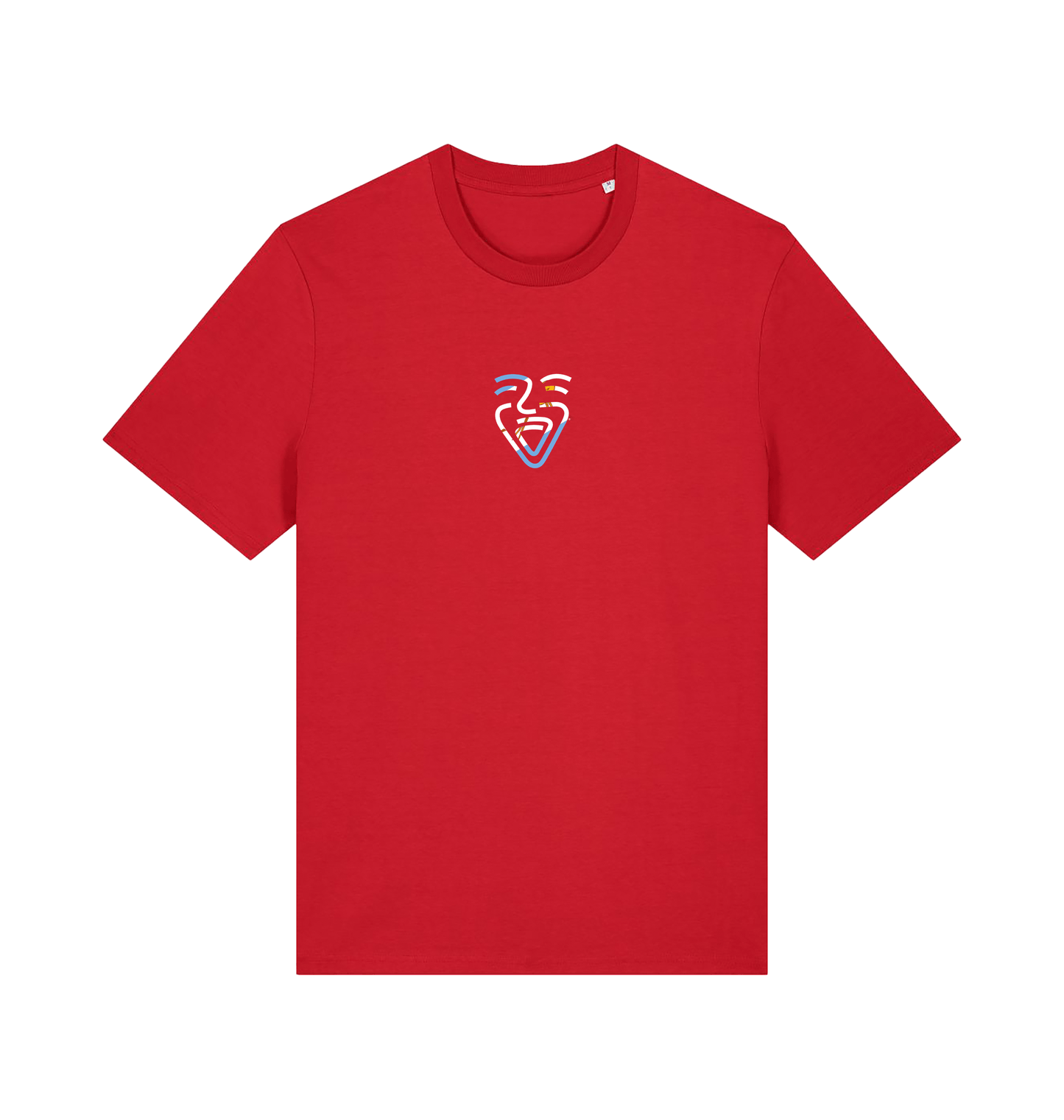 Red Printed T-shirt Front