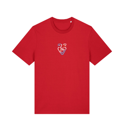 Red Printed T-shirt Front