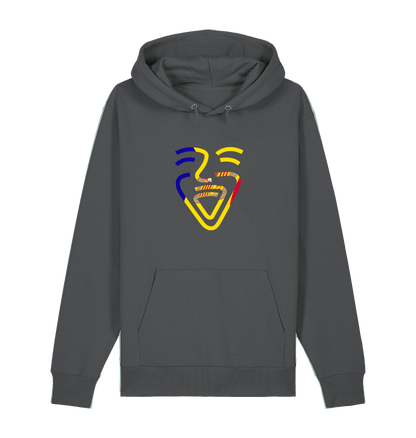 Anthracite Printed Sweater Front