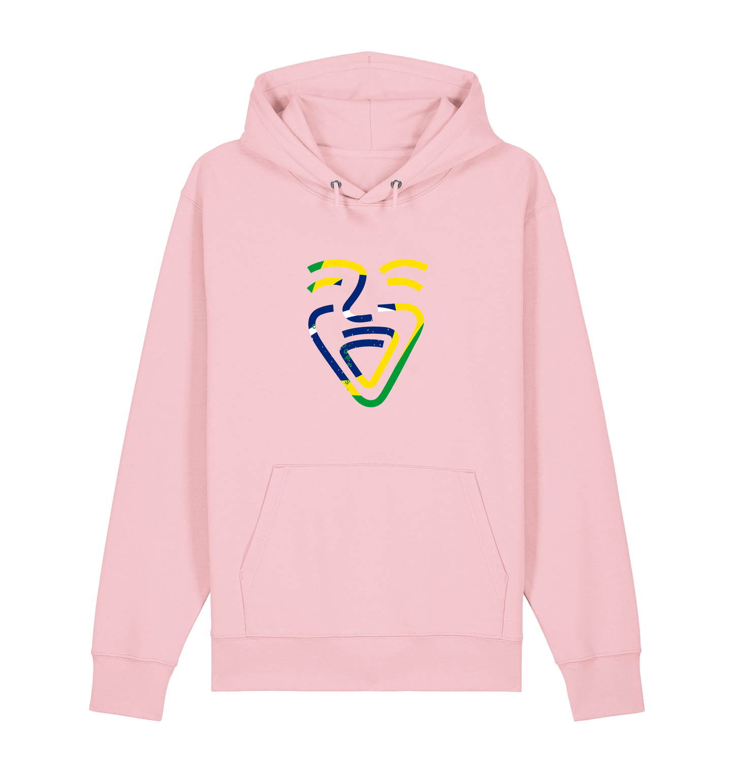 Cotton Pink Printed Sweater Front