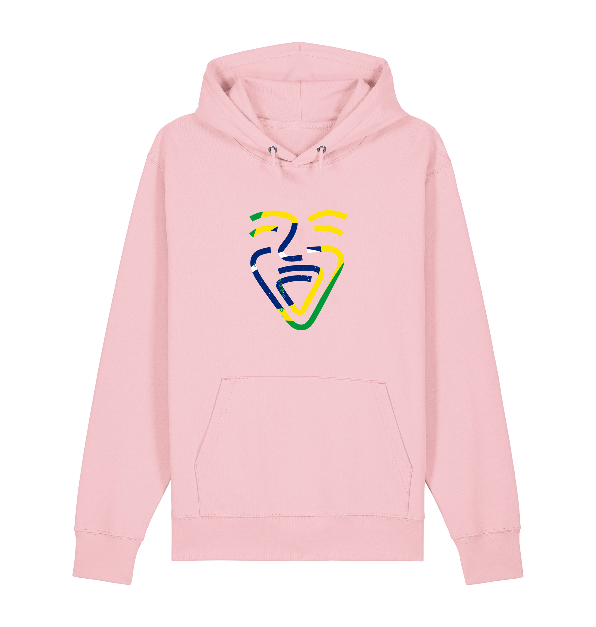 Cotton Pink Printed Sweater Front