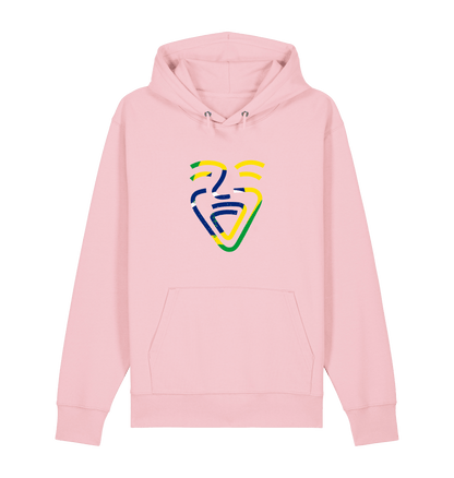 Cotton Pink Printed Sweater Front