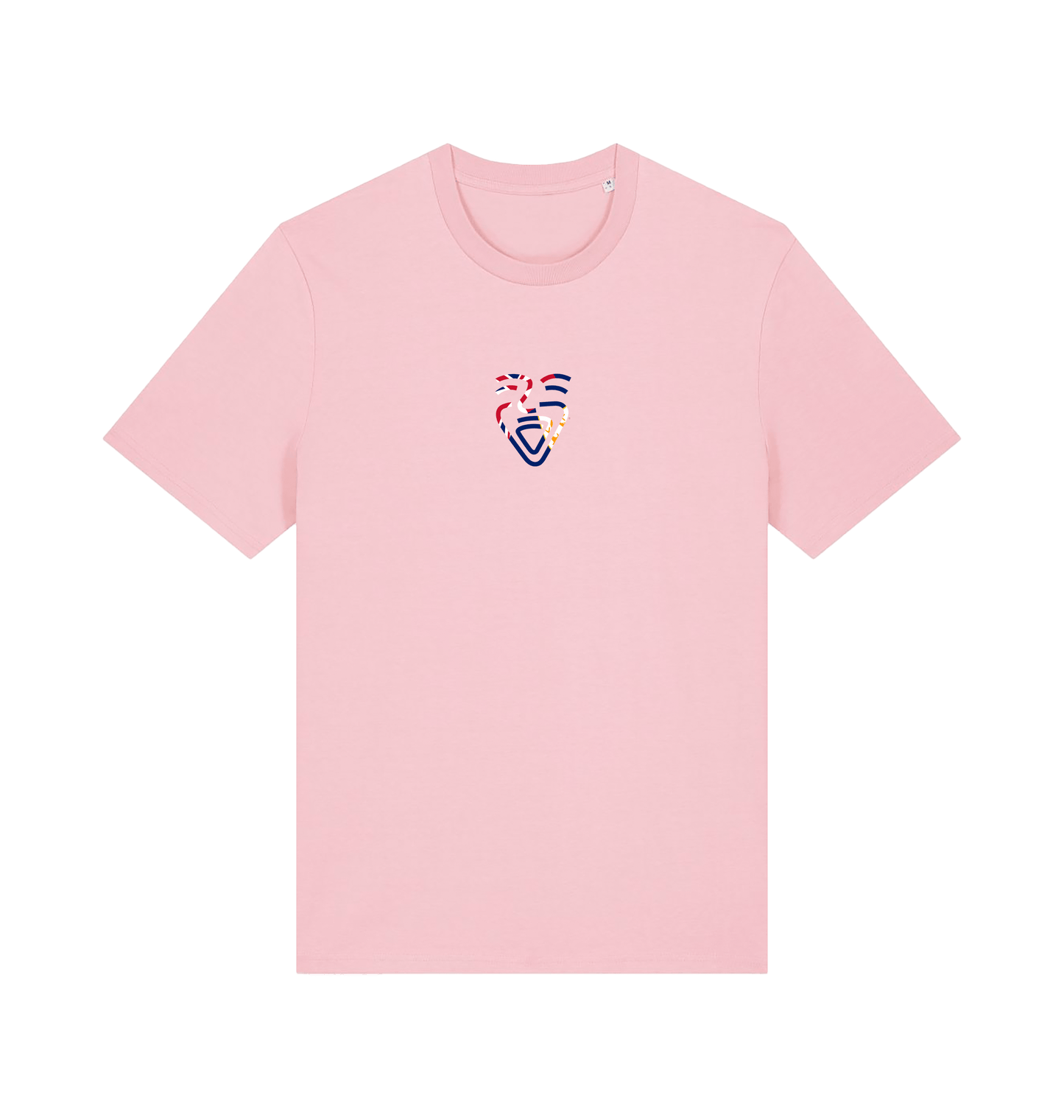 Cotton Pink Printed T-shirt Front