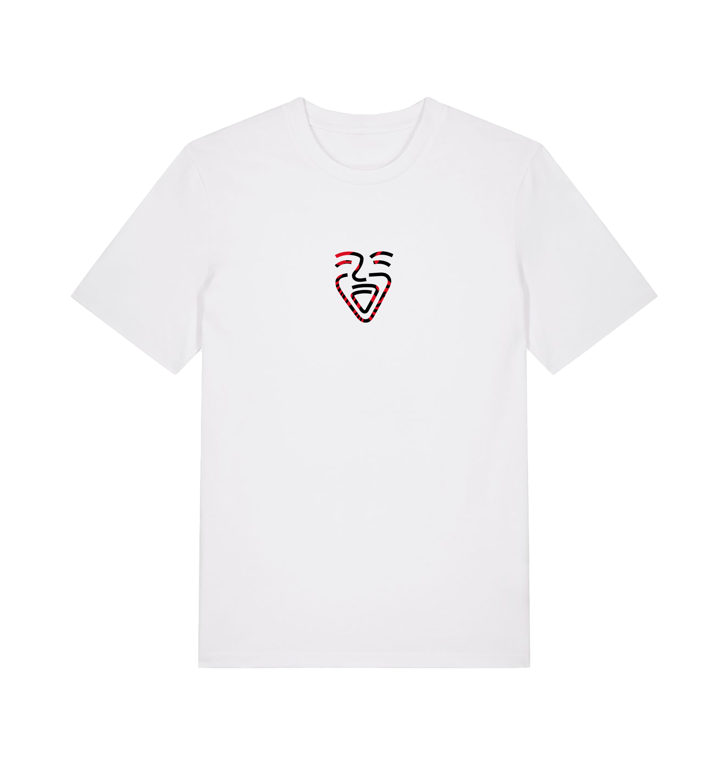 White Printed T-shirt Front