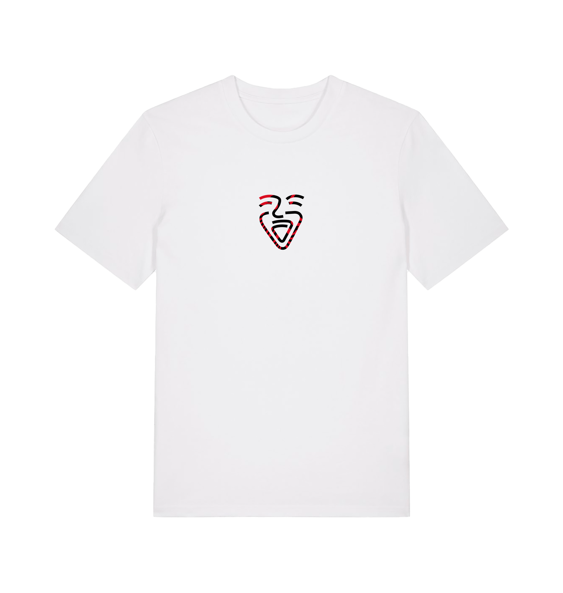 White Printed T-shirt Front