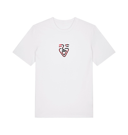 White Printed T-shirt Front