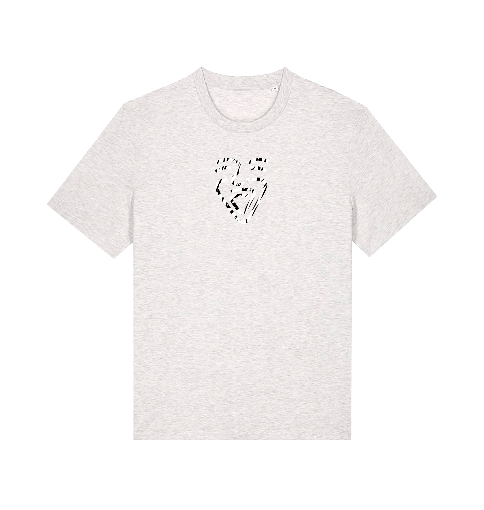 Cool Heather Grey Printed T-shirt Front