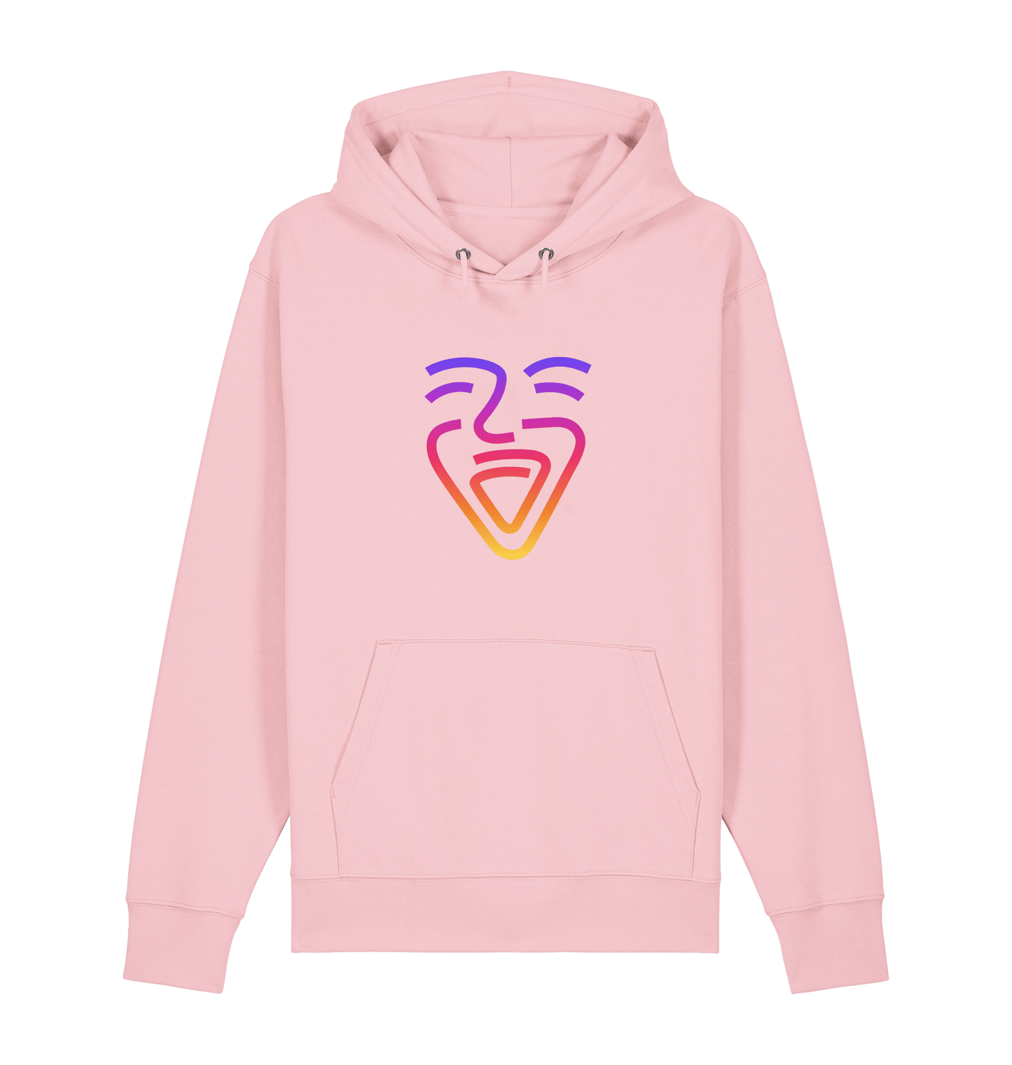 Cotton Pink Printed Sweater Front