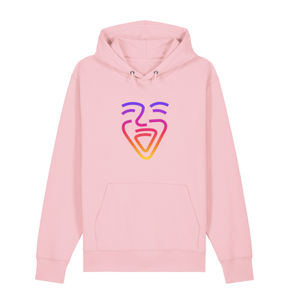 Cotton Pink Printed Sweater Front