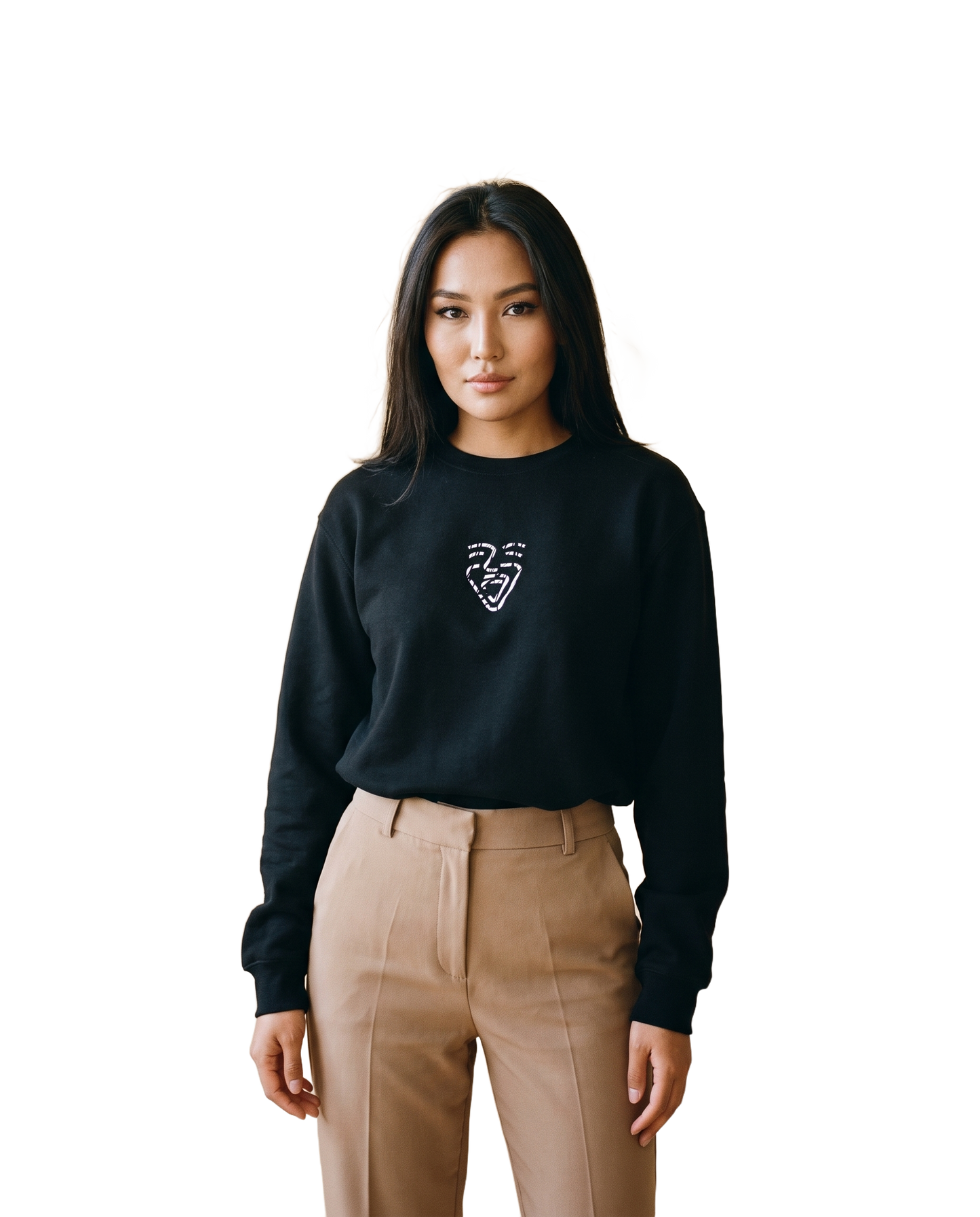 Afghanistan Sweater – Black – Model (Frau)