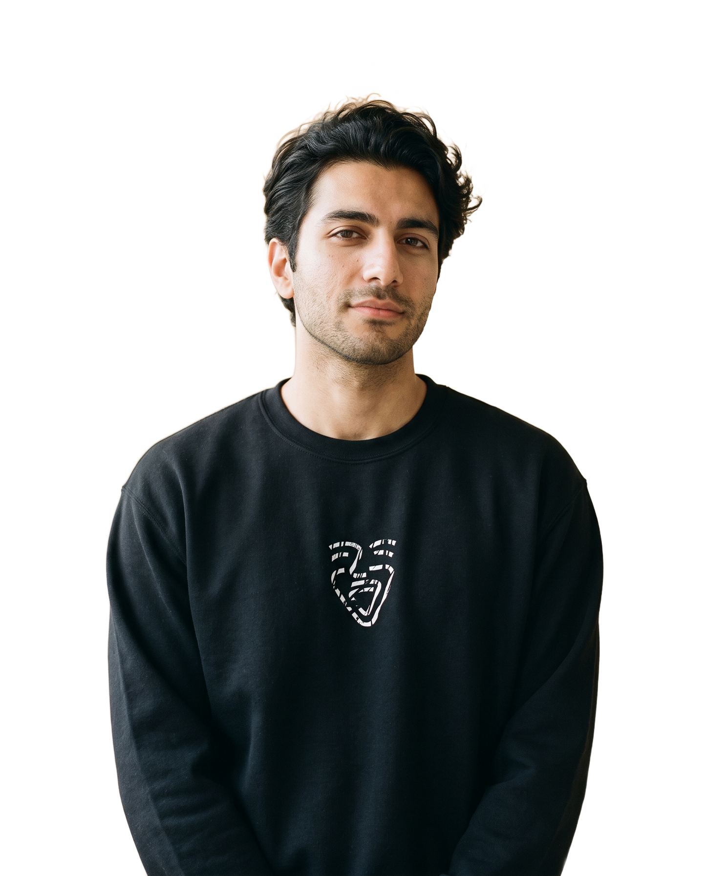Afghanistan Sweater – Black – Model (Mann)