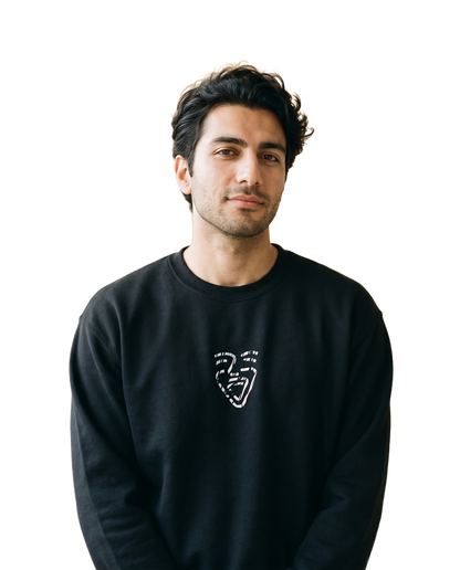 Afghanistan Sweater – Black – Model (Mann)