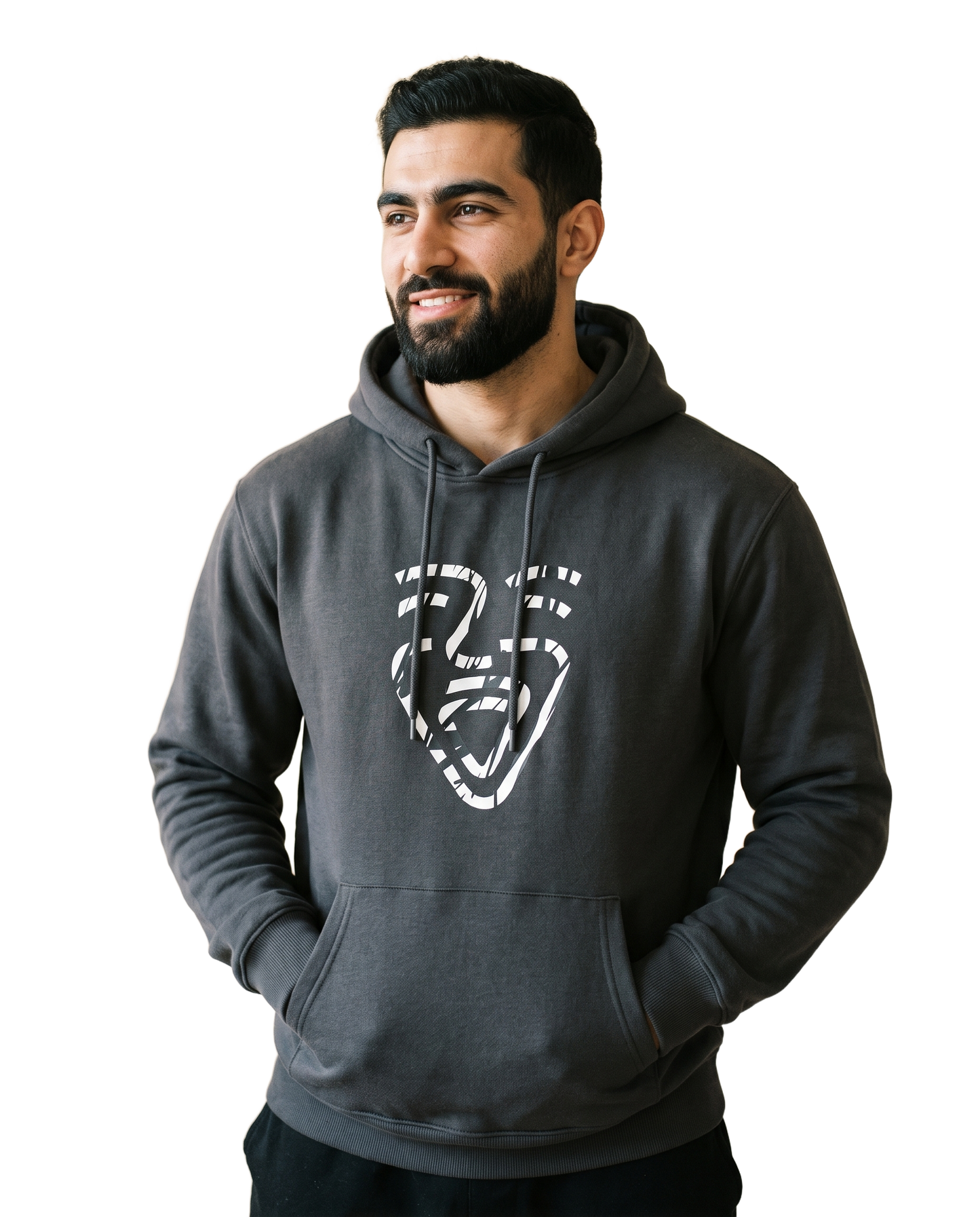 Afghanistan Hoodie – Black – Model (Mann)