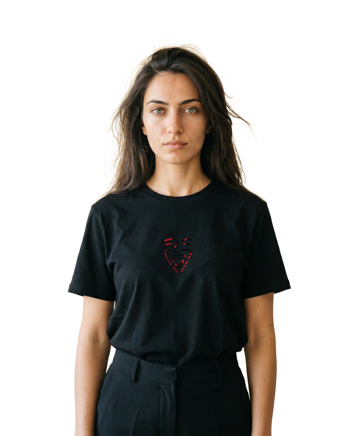 Albania Shirt – Black – Model (Frau)