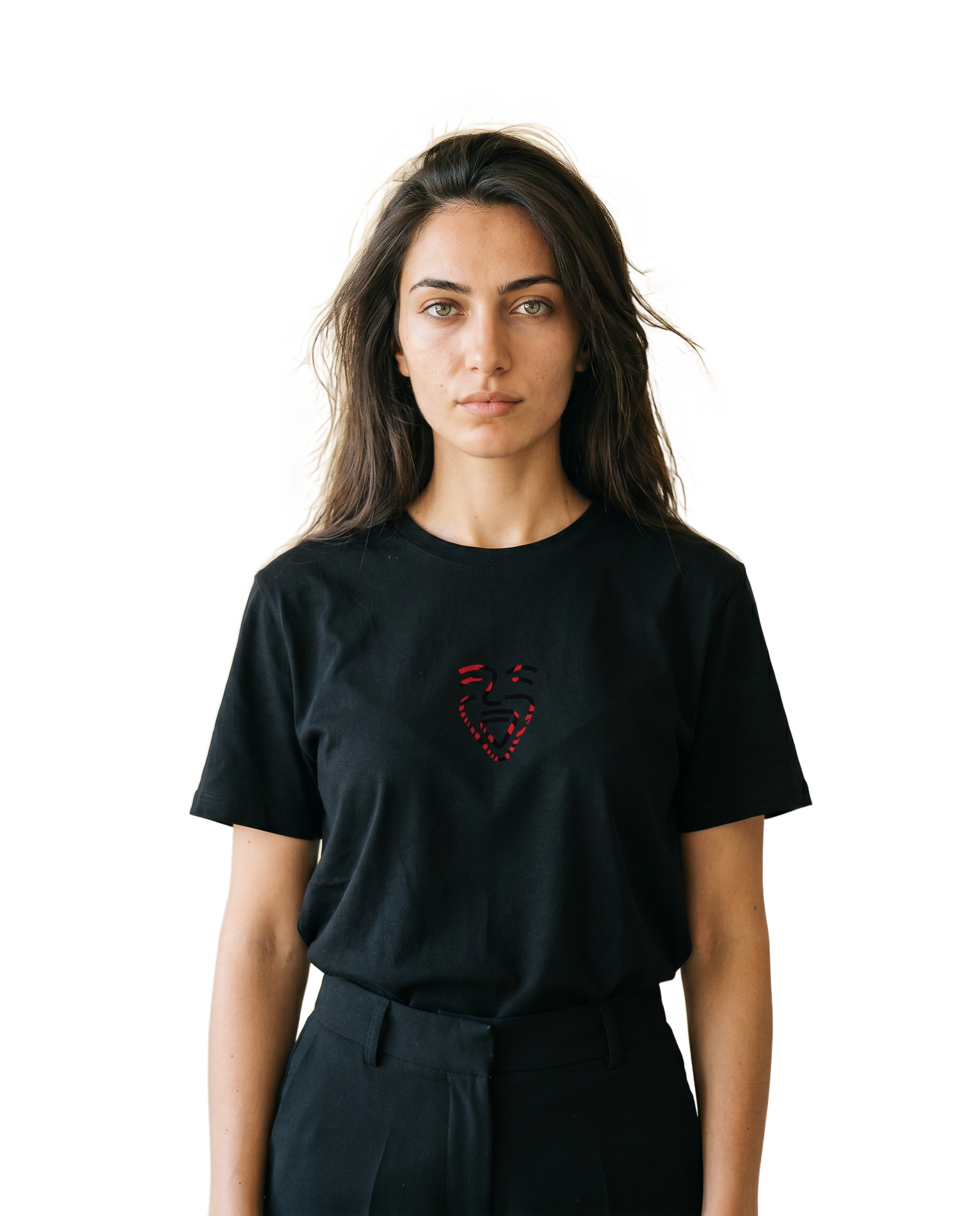 Albania Shirt – Black – Model (Frau)