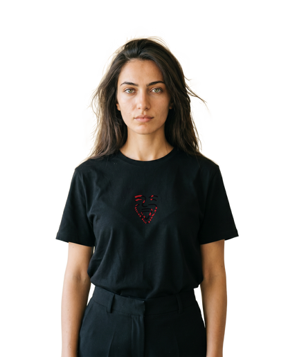 Albania Shirt – Black – Model (Frau)