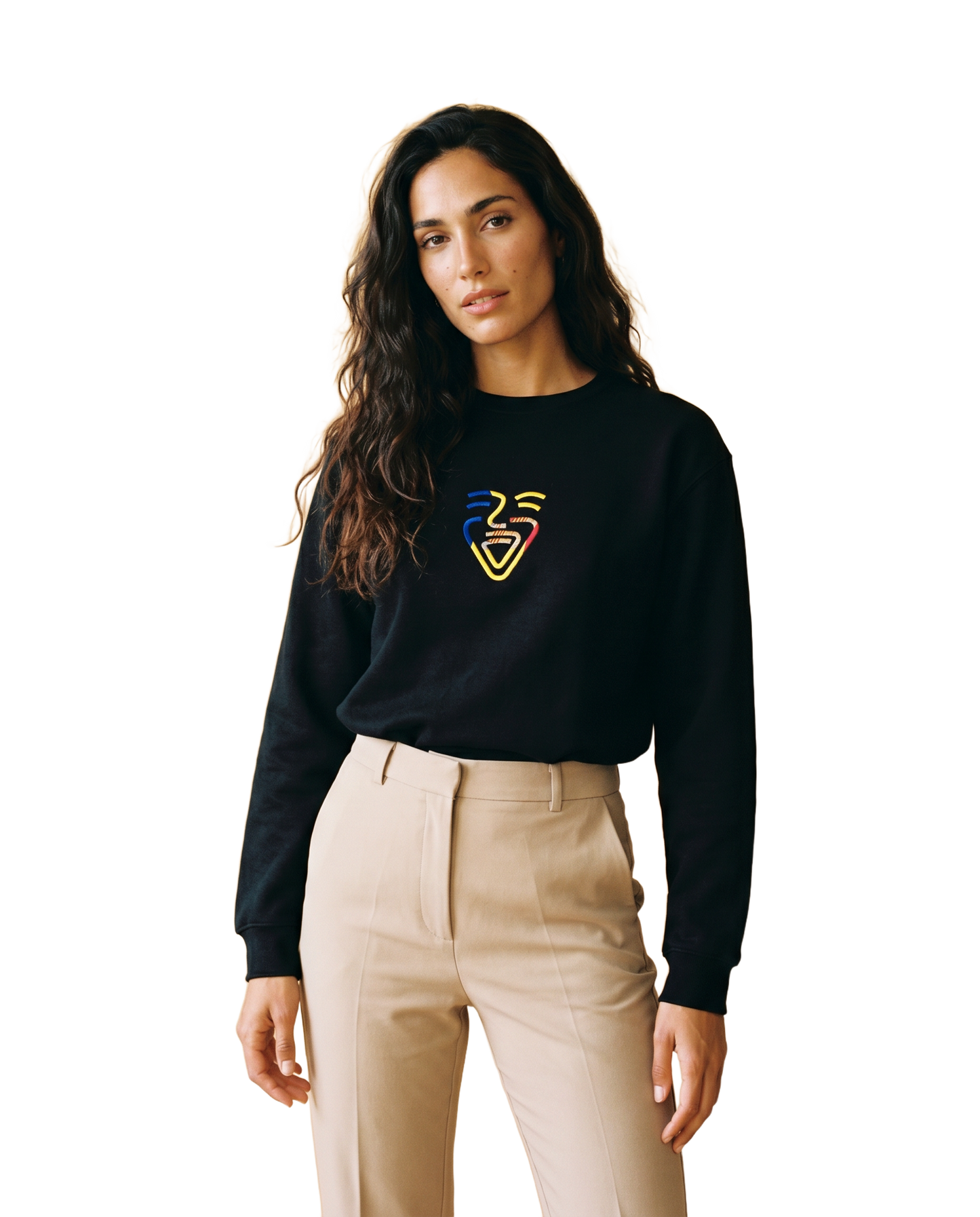 Andorra Sweater – Black – Model (Frau)