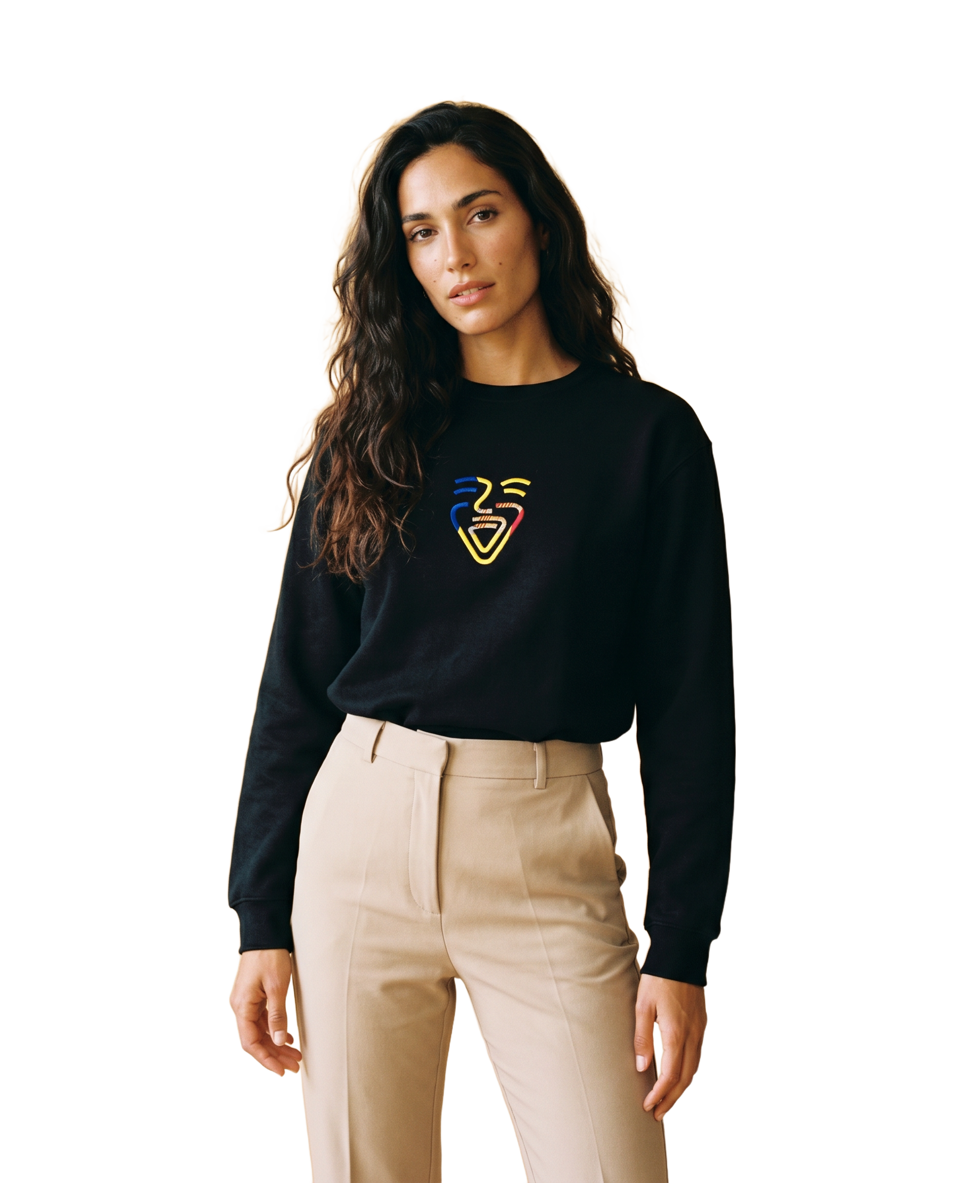 Andorra Sweater – Black – Model (Frau)