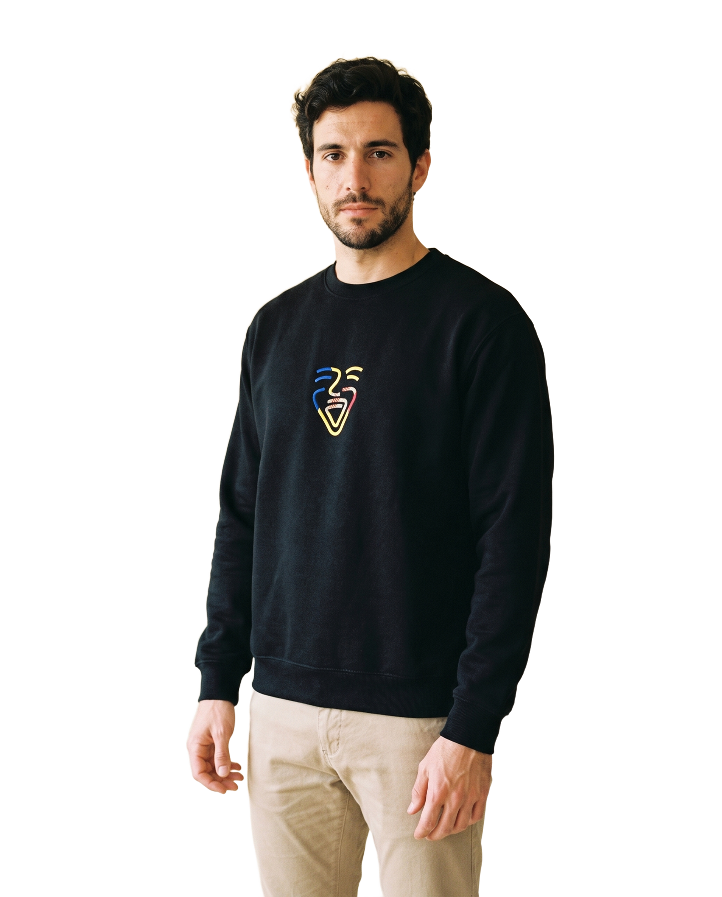 Andorra Sweater – Black – Model (Mann)
