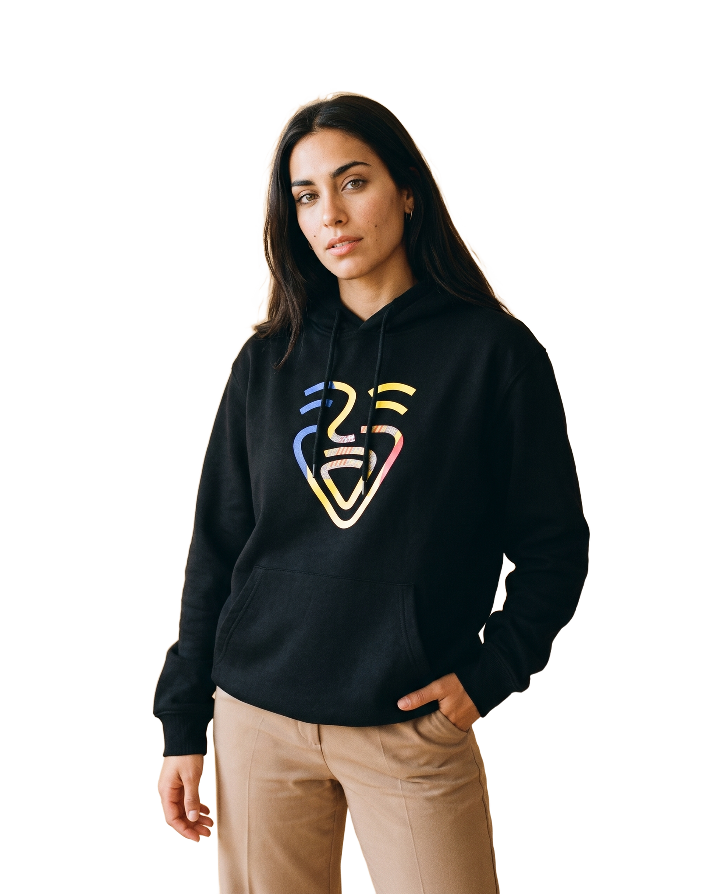Andorra Hoodie – Black – Model (Frau)