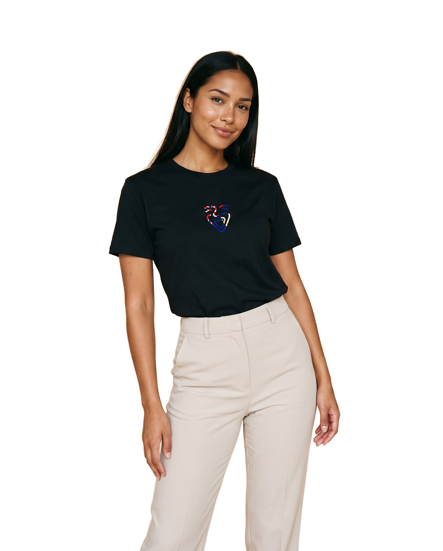 Anguilla Shirt – Black – Model (Frau)