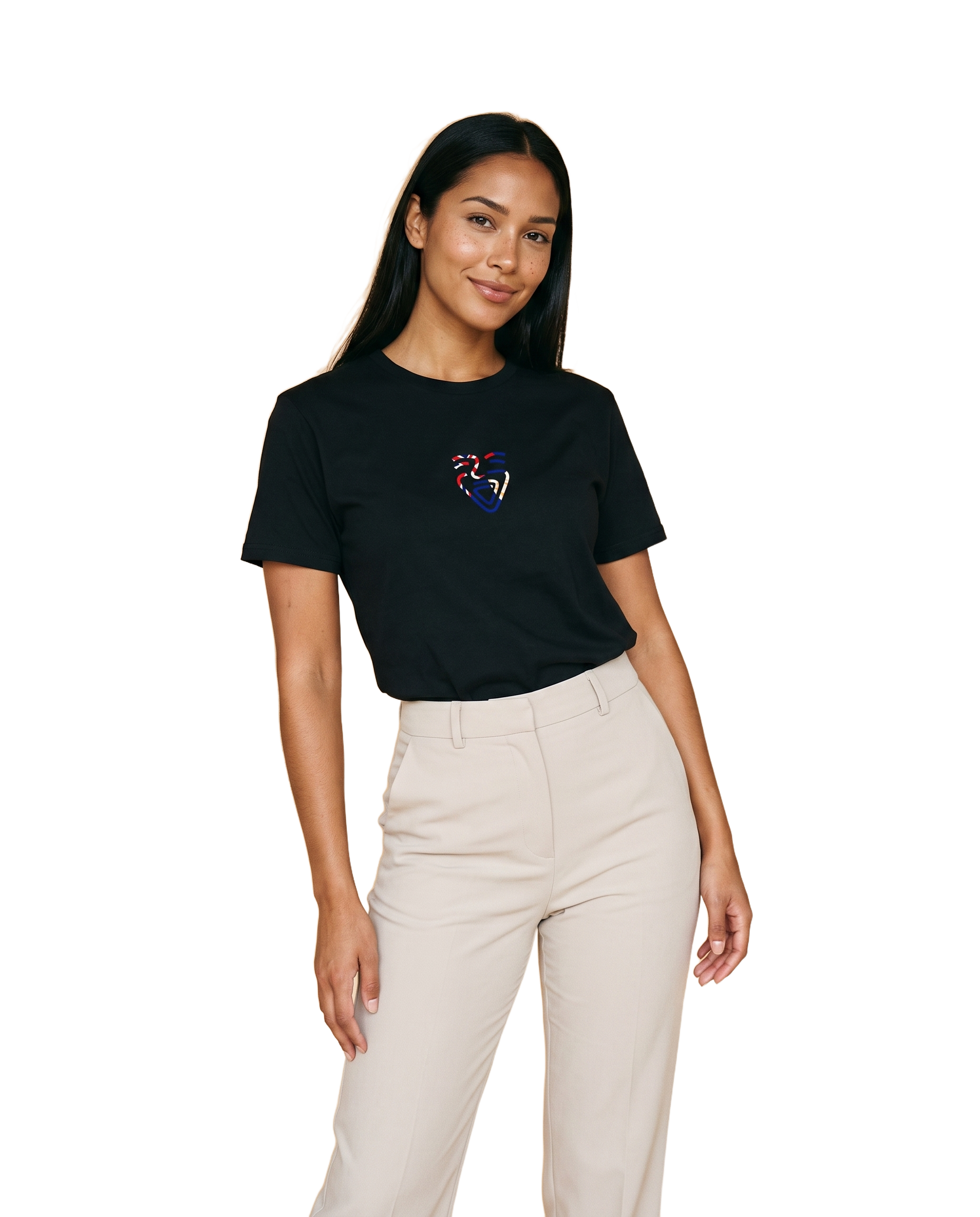 Anguilla Shirt – Black – Model (Frau)