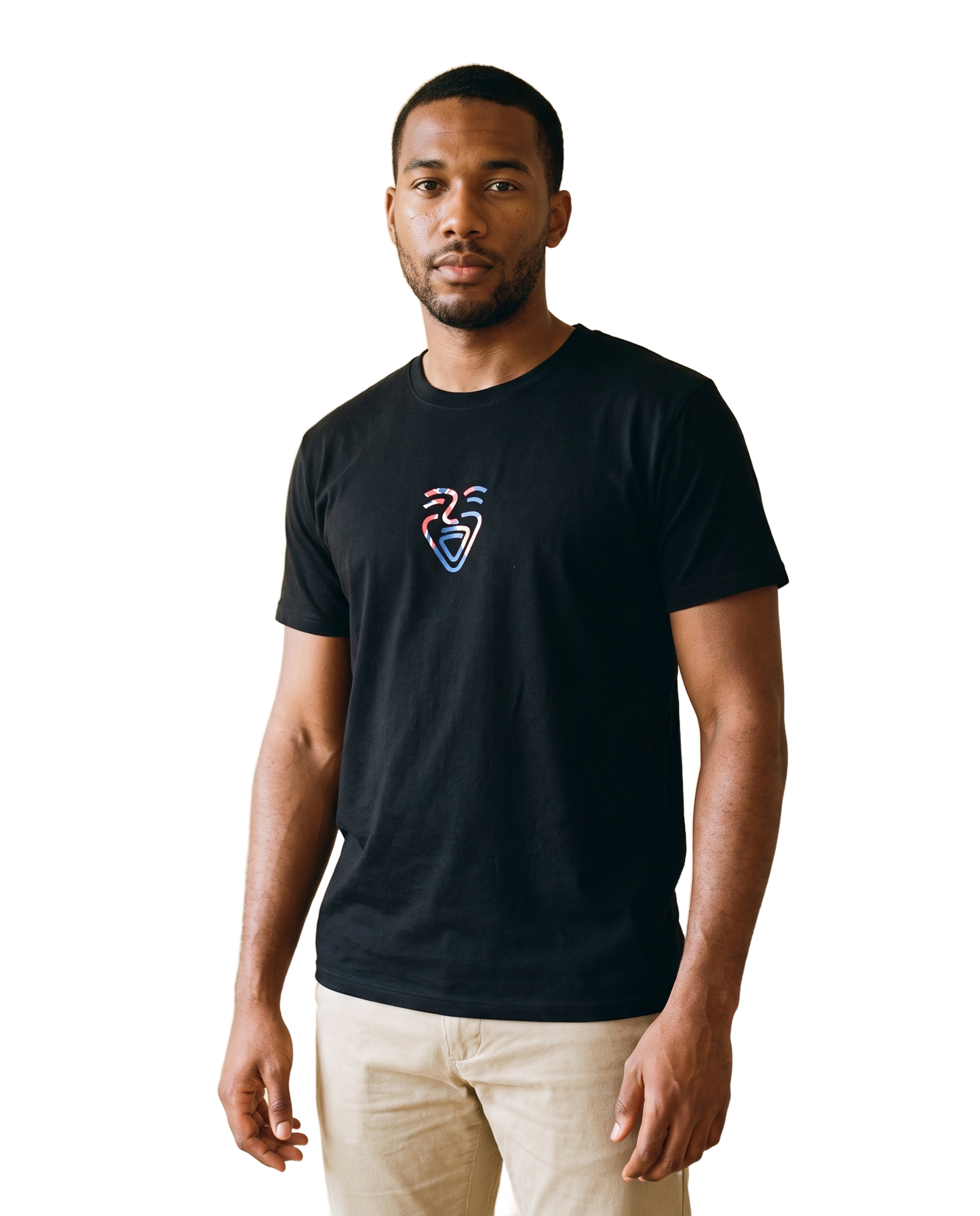 Anguilla Shirt – Black – Model (Mann)