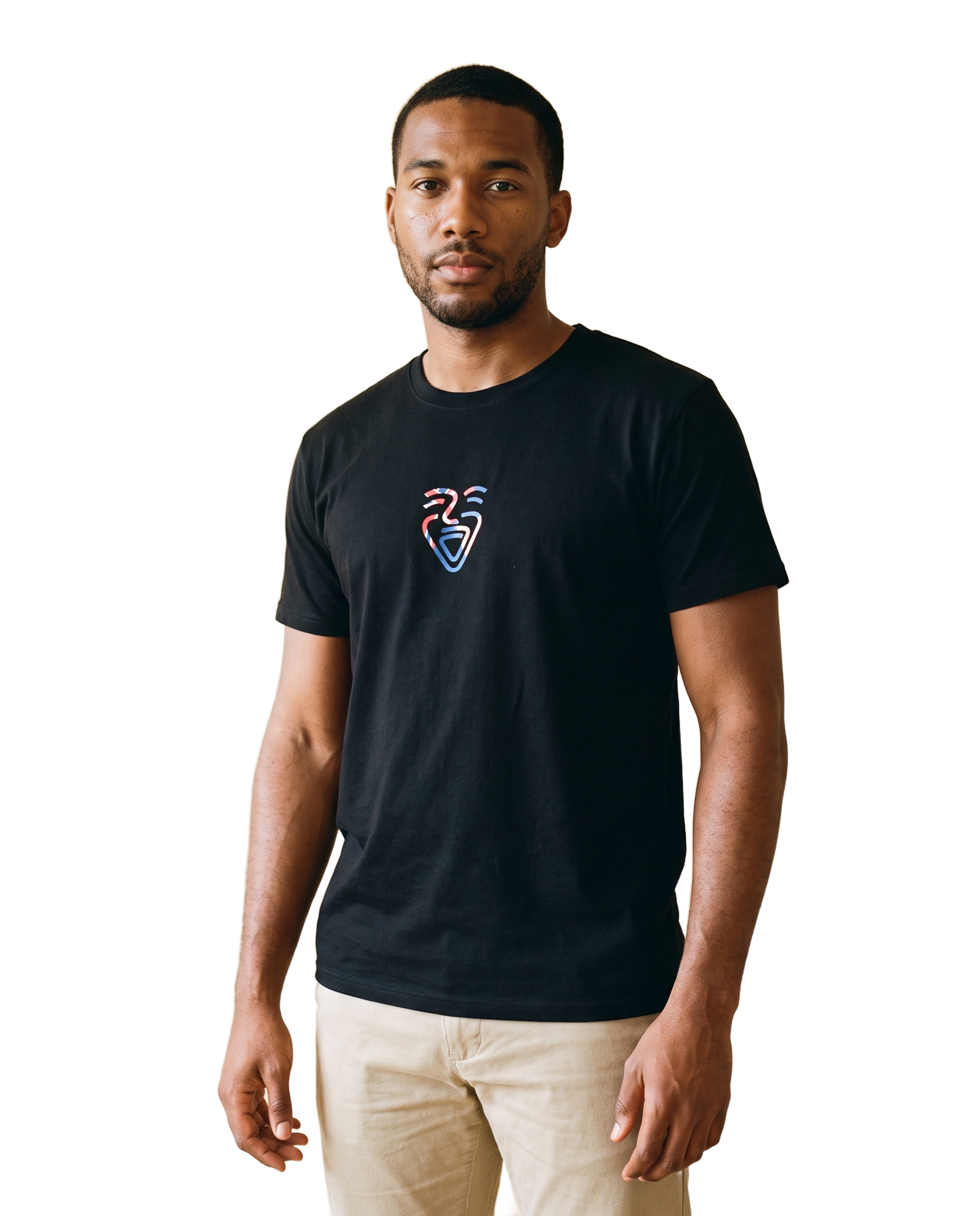 Anguilla Shirt – Black – Model (Mann)