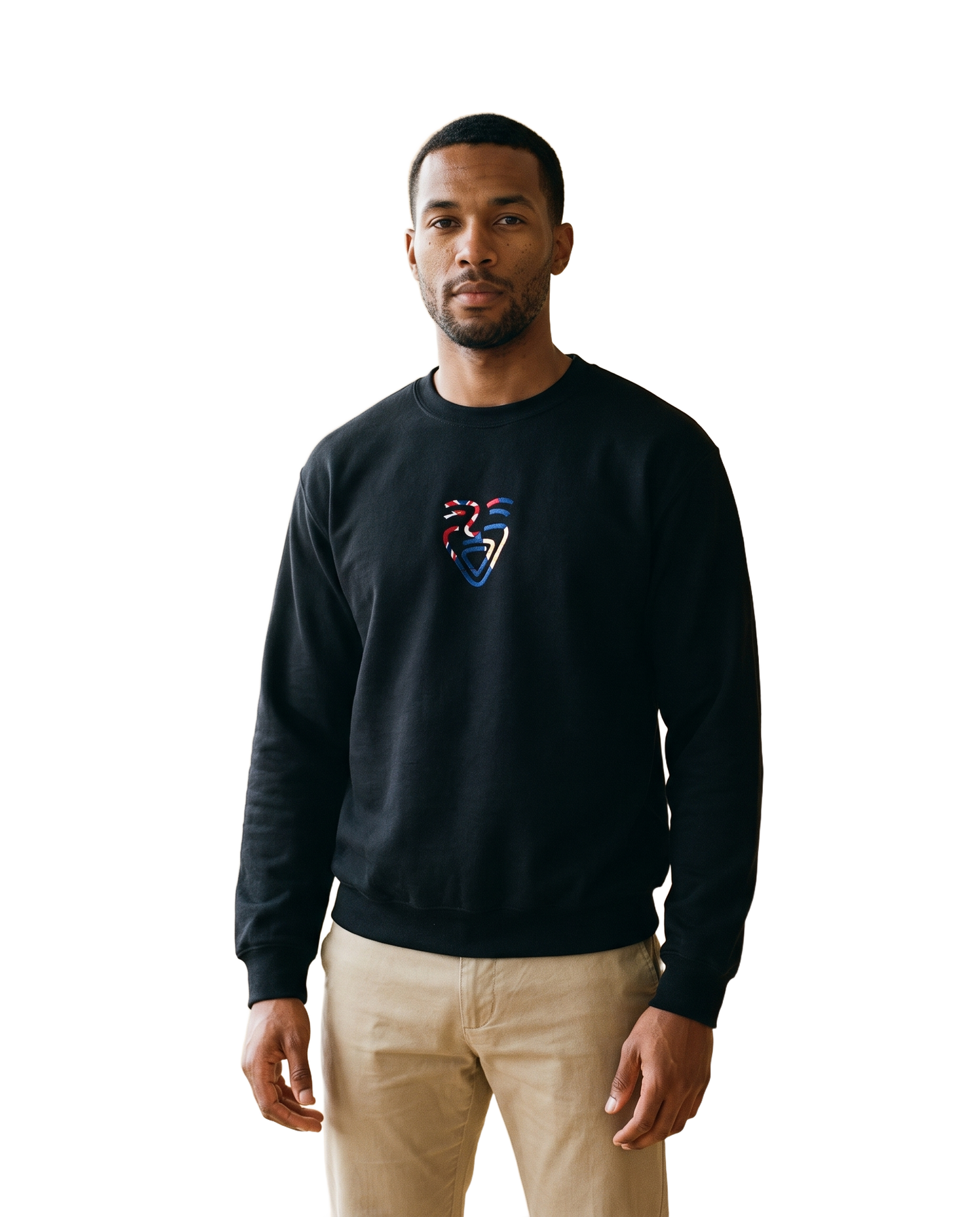 Anguilla Sweater – Black – Model (Mann)
