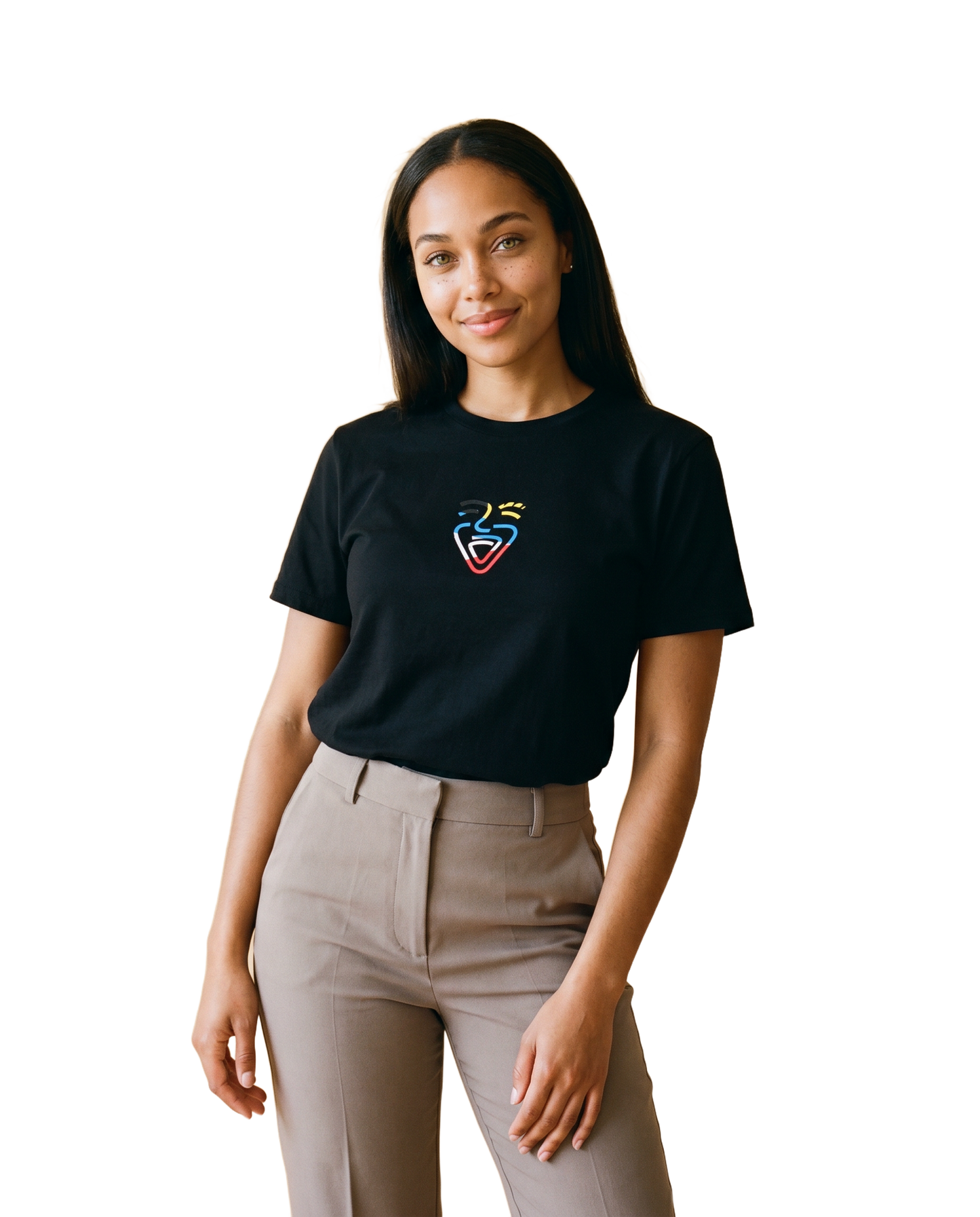 Antigua und Barbuda Shirt – Black – Model (Frau)