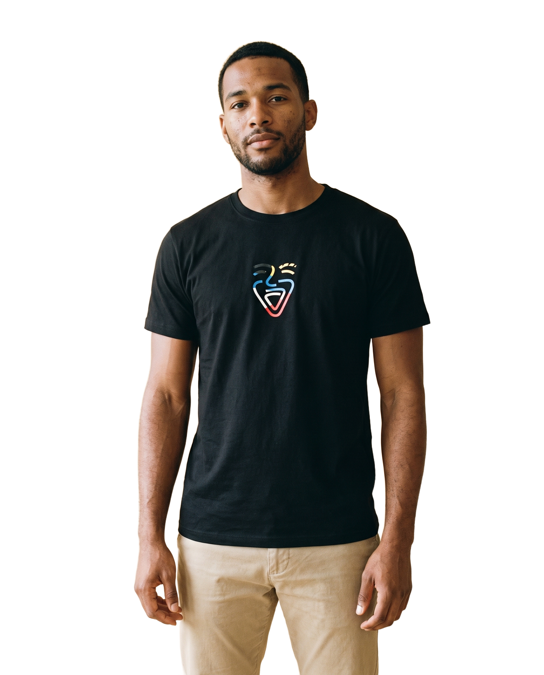 Antigua und Barbuda Shirt – Black – Model (Mann)