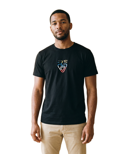 Antigua und Barbuda Shirt – Black – Model (Mann)