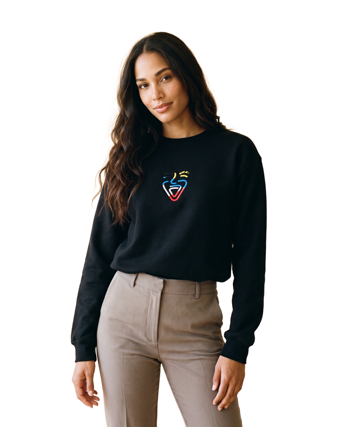 Antigua und Barbuda Sweater – Black – Model (Frau)