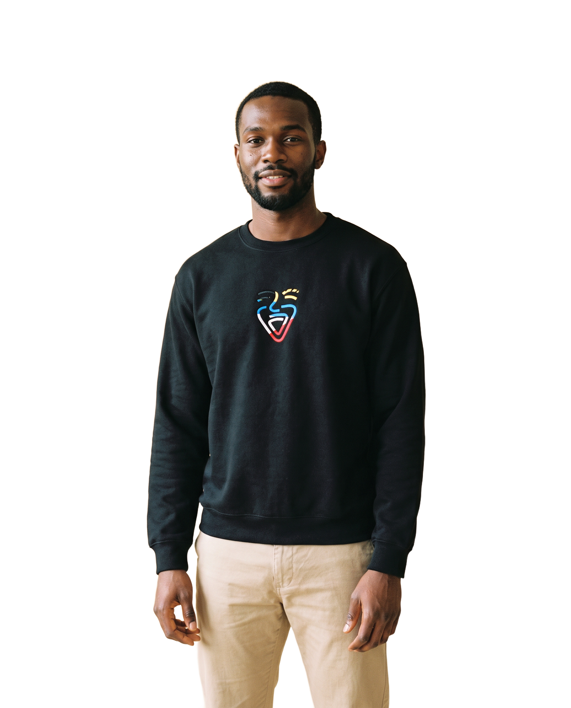 Antigua und Barbuda Sweater – Black – Model (Mann)