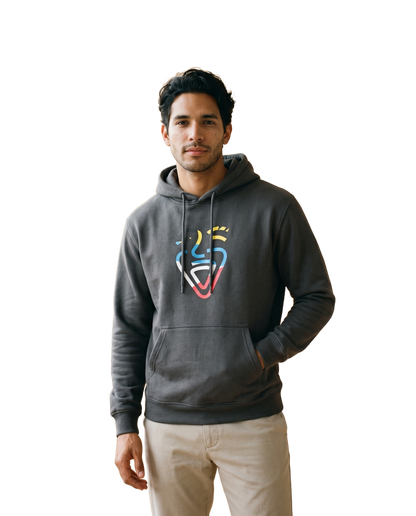 Antigua und Barbuda Hoodie – Black – Model (Mann)