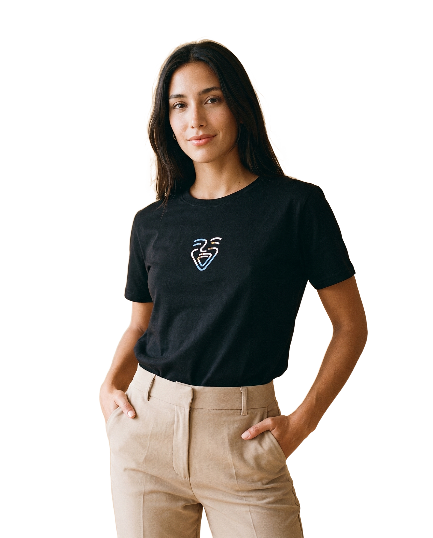 Argentina Shirt – Black – Model (Frau)