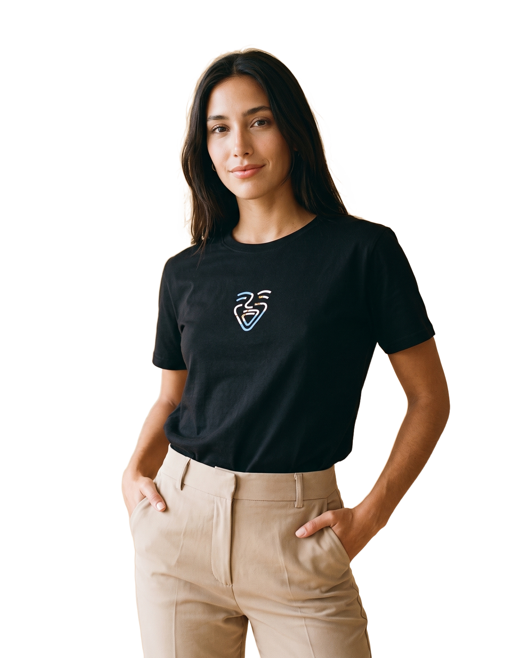 Argentina Shirt – Black – Model (Frau)