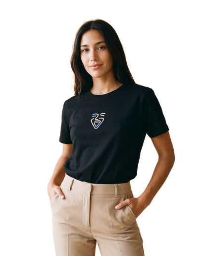 Argentina Shirt – Black – Model (Frau)
