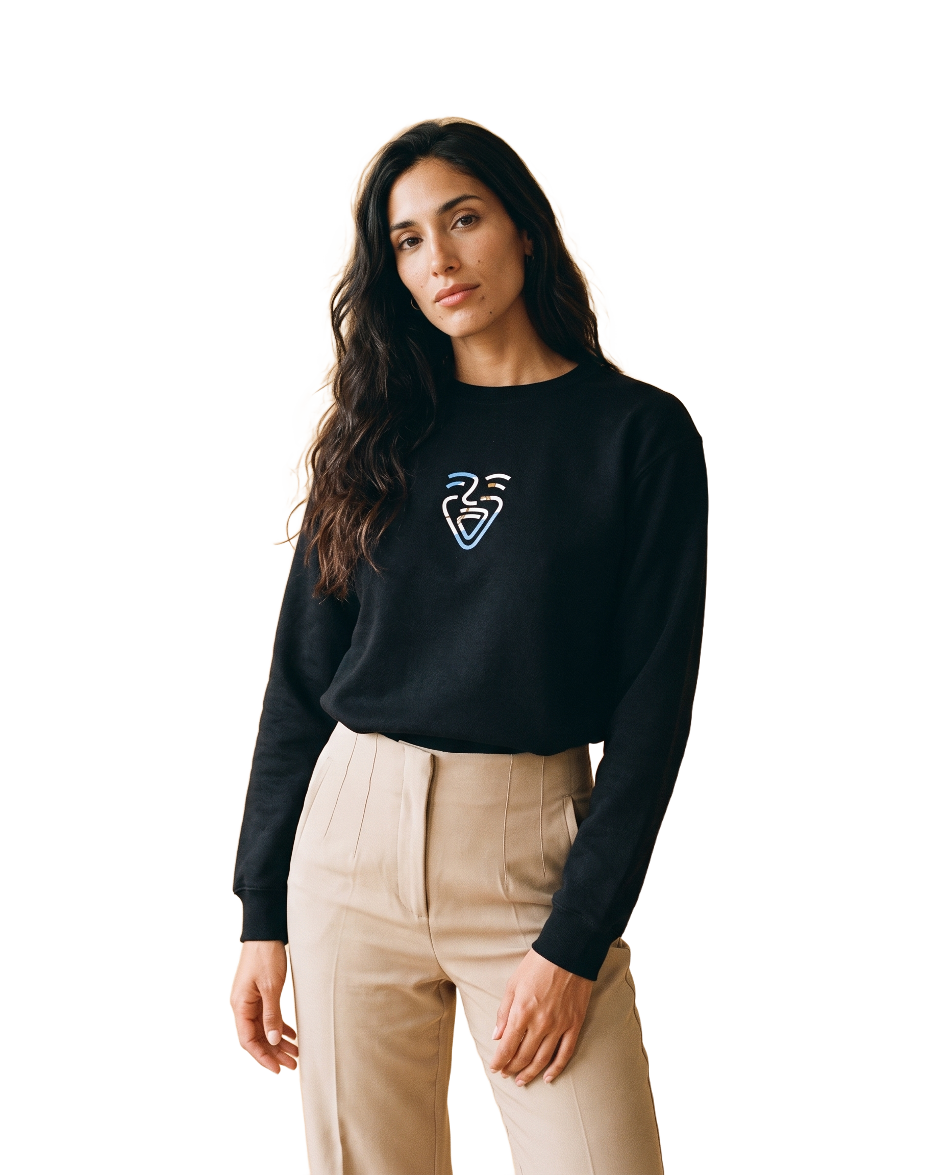 Argentina Sweater – Black – Model (Frau)